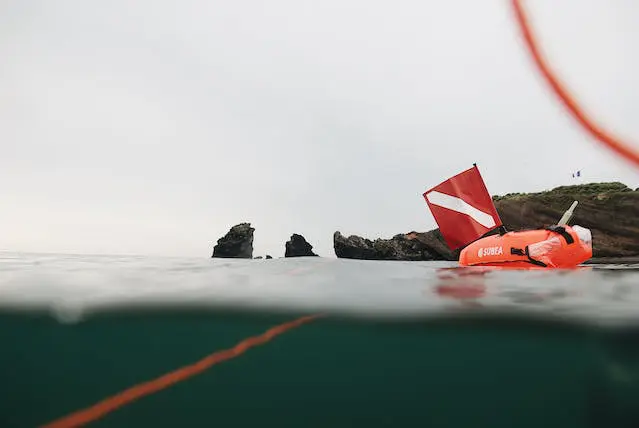 Safety at sea: A diving buoy