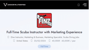 Full-Time Scuba Instructor with Marketing Experience 